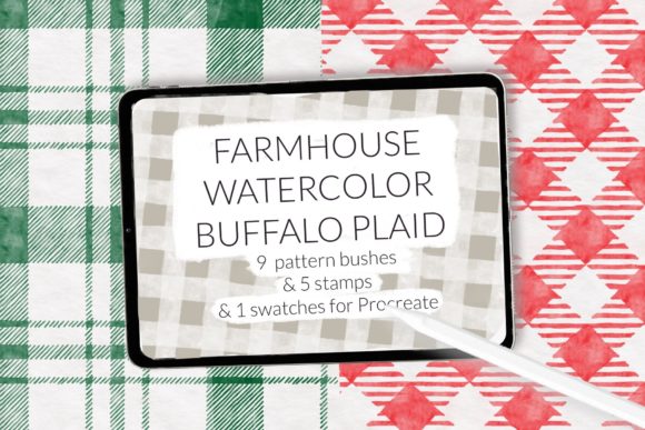 Buffalo Plaid Watercolor Pattern Brushes: A Creative Guide for Procreate