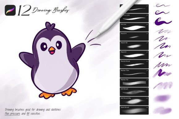Drawing Procreate Brushes: Elevate Your Digital Sketching Workflow