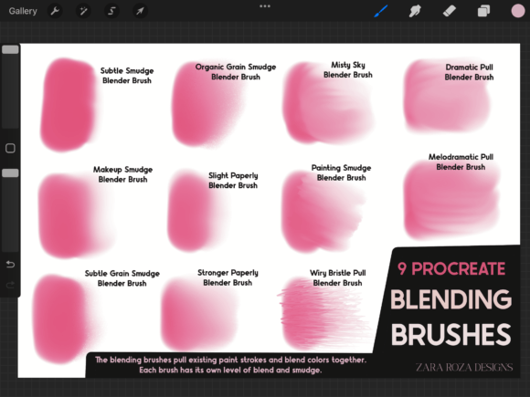 Mastering Color and Texture with Procreate Blending Brushes