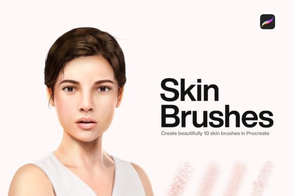 Mastering Digital Portraiture with 10 Skin Brushes Procreate