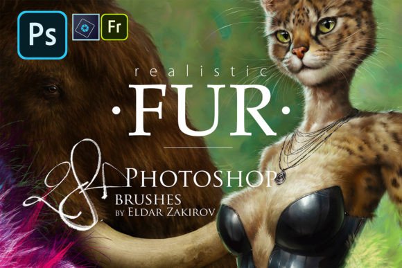 Mastering Digital Texture: A Guide to the 28 Realistic FUR Brushes for Adobe Photoshop