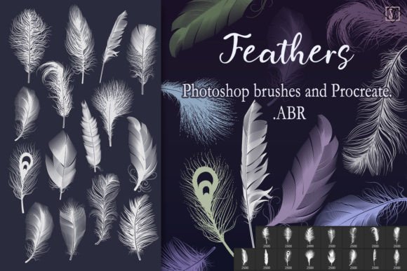 Mastering Ethereal Textures with Feather Brushes for Photoshop and Procreate