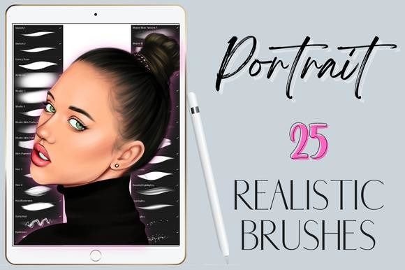 Mastering Realistic Portraits in Procreate with a Specialized Brush Set