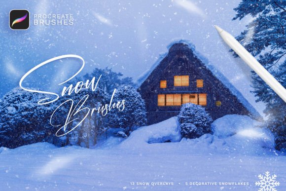 Mastering Winter Art with Snow Procreate Brushes