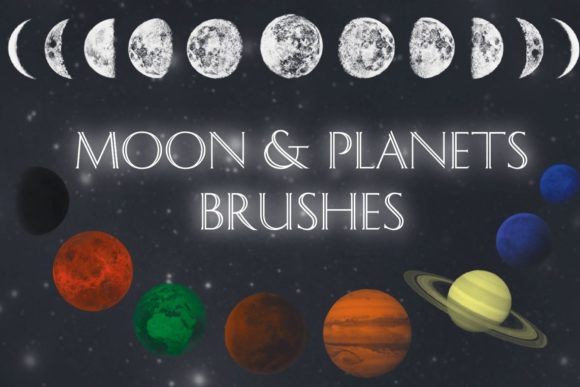 Moon Planets Procreate Brushes Guide