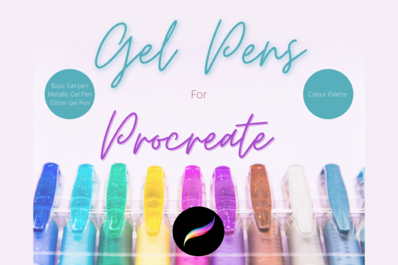 Procreate Gel Pen Brushes Palette