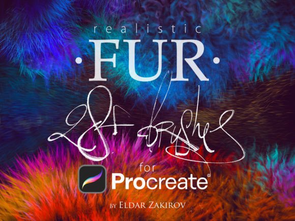 Realistic FUR Brushes for Procreate