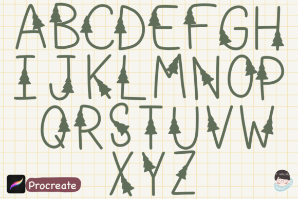 Unlock Festive Creativity with Christmas Alphabet Procreate Brushes