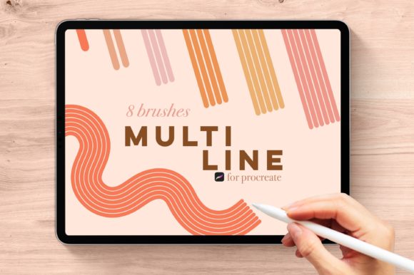 Unlocking Creative Efficiency with Multi Lines Brushes for Procreate