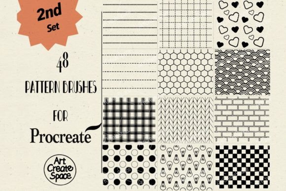 Unlocking Creative Efficiency with the Procreate Pattern Brushes II Set